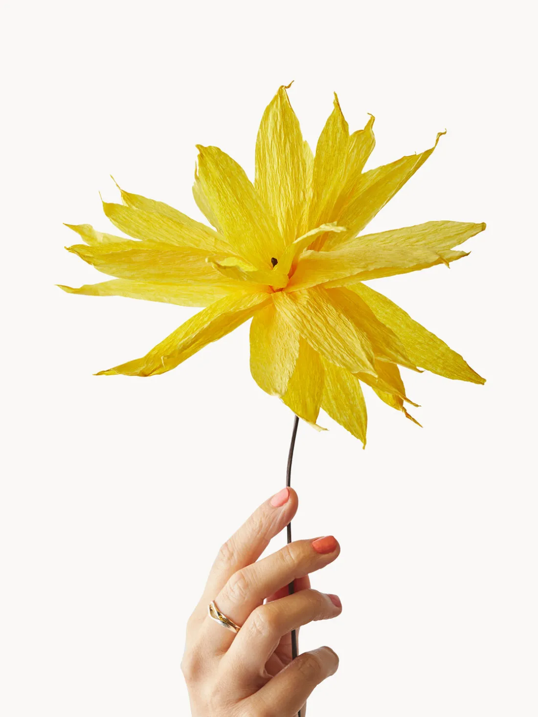 Flor artificial artesanal Shooting Star