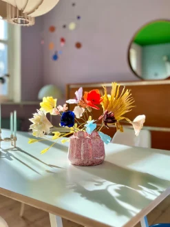 Flor artificial artesanal Peony