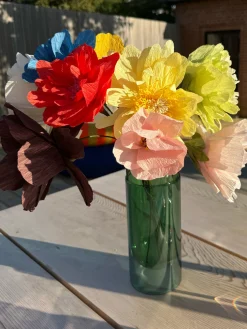 Flor artificial artesanal Veggie Rose