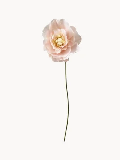 Flor artificial artesanal Ice Poppy