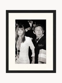 Fotografía enmarcada Serge Gainsbourg & Jane Birkin