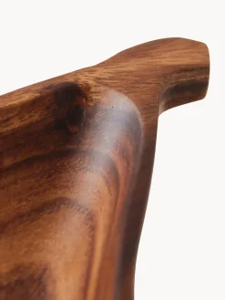 Frutero artesanal de madera de acacia Fruit, 2 uds.