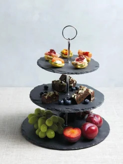 Fuente 3 pisos de pizarra Cooper