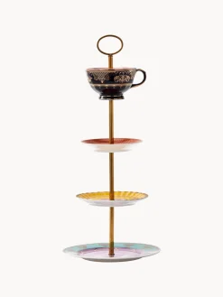 Fuente 3 pisos de porcelana artesanal Grandpa