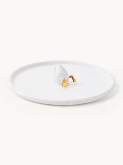 Fuente de cerámica artesanal Diving Duck