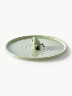 Fuente de cerámica artesanal Diving Duck