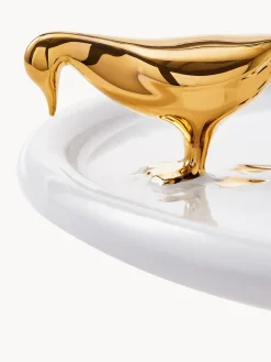 Fuente de cerámica artesanal Walking Duck