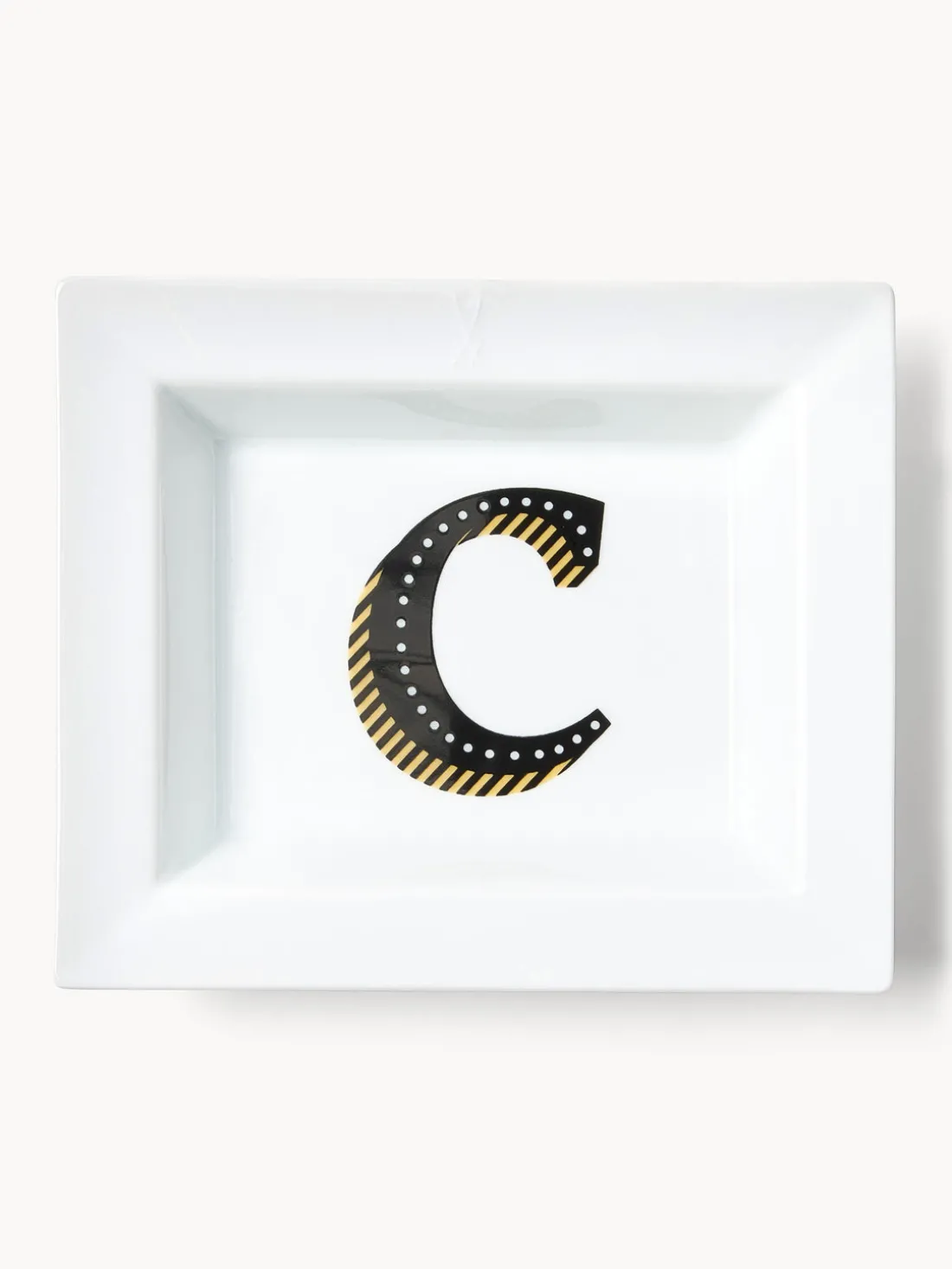 Fuente decorativa artesanal Westwing Collection | MEISSEN Initials