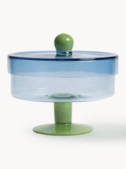 Fuente para postre de vidrio Duo