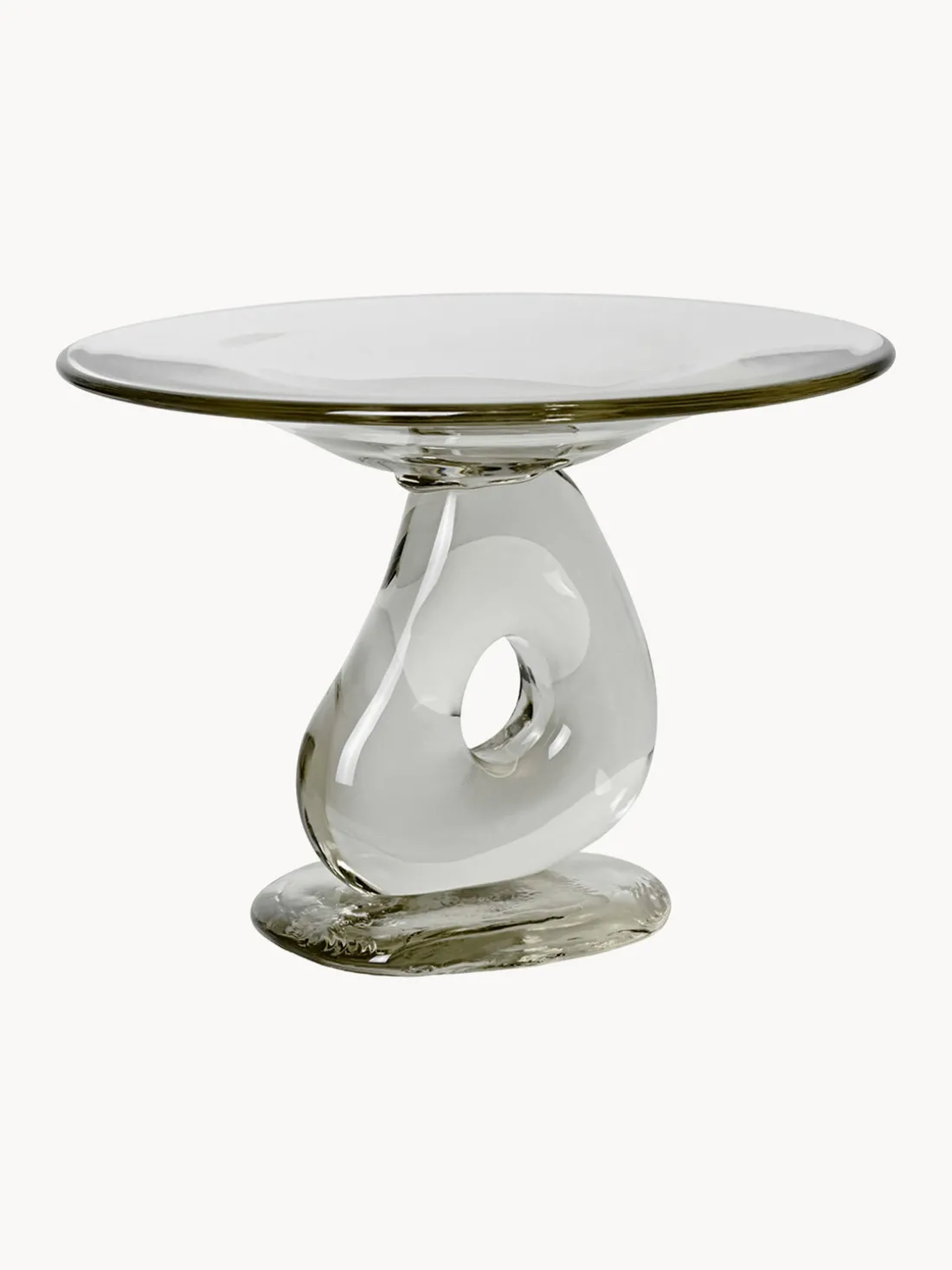 Fuente para postre soplada artesanalmente Damo