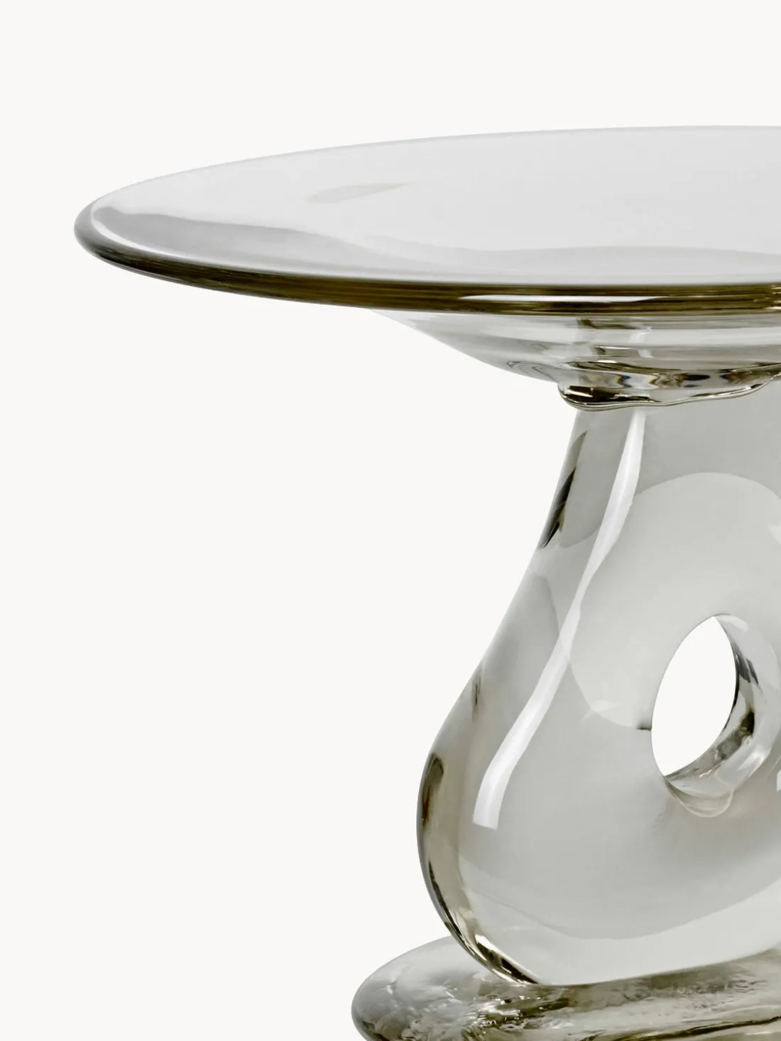 Fuente para postre soplada artesanalmente Damo