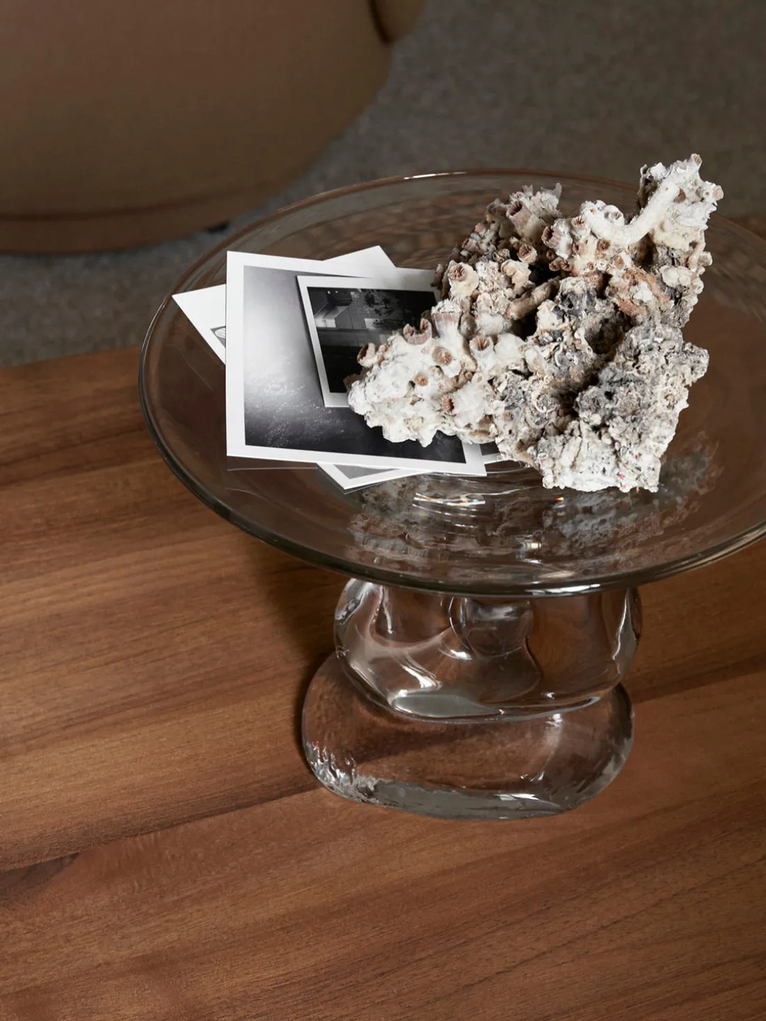 Fuente para postre soplada artesanalmente Damo