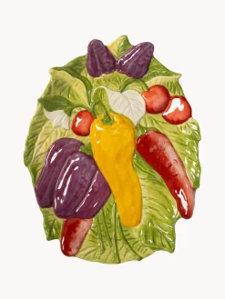 Fuente pintada a mano Legume