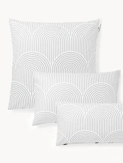 Funda de almohada de algodón Arcs