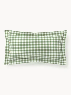 Funda de almohada de algodón Nels