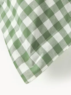 Funda de almohada de algodón Nels