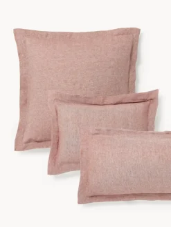 Funda de almohada de lino con dobladillo Linna