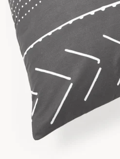 Funda de almohada de percal con estampado boho Kohana