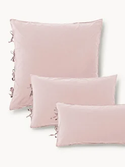 Funda de almohada de percal lavado Leonie