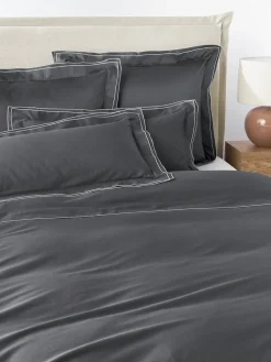 Funda de almohada de satén Carlotta