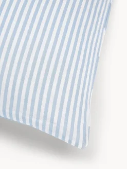 Funda de almohada doble cara de algodón a rayas Lorena