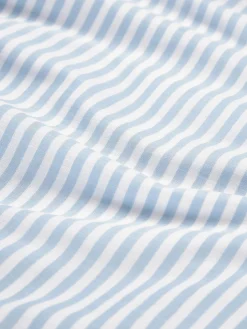 Funda de almohada doble cara de algodón a rayas Lorena