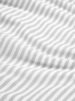 Funda de almohada doble cara de algodón a rayas Lorena