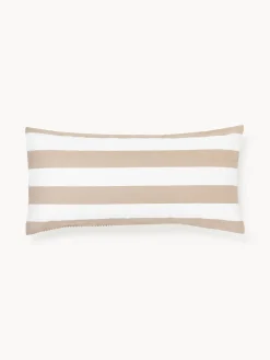 Funda de almohada doble cara de algodón a rayas Lorena