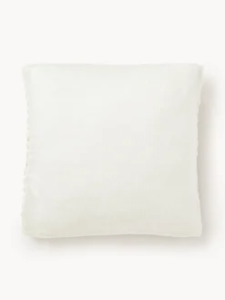 Funda de cojín artesanal de punto grueso Adyna