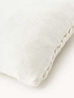 Funda de cojín artesanal de punto grueso Adyna