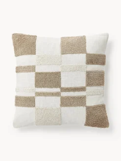 Funda de cojín con tejido a cuadros Scout