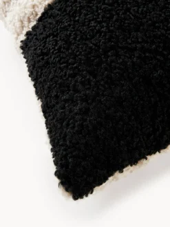 Funda de cojín de borreguillo Mateo