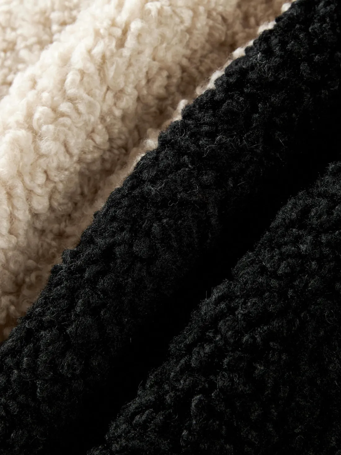 Funda de cojín de borreguillo Mateo