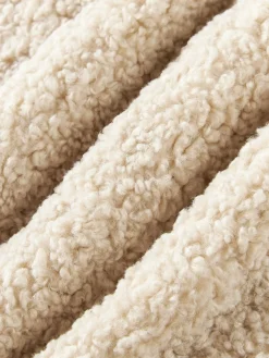 Funda de cojín de borreguillo Mateo