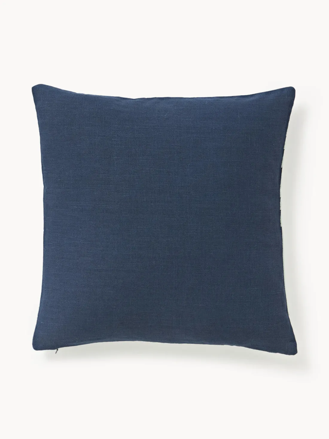 Funda de cojín de lino con estampado gráfico Lexi