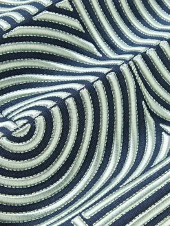 Funda de cojín de lino con estampado gráfico Lexi