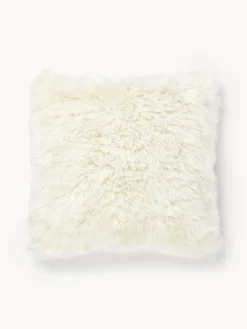 Funda de cojín de piel sintética Mathilde