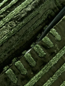 Funda de cojín de terciopelo con bordado de chenilla Stormi