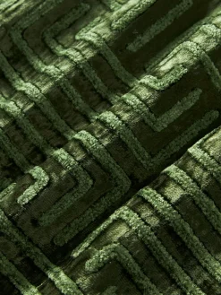 Funda de cojín de terciopelo con bordado de chenilla Stormi