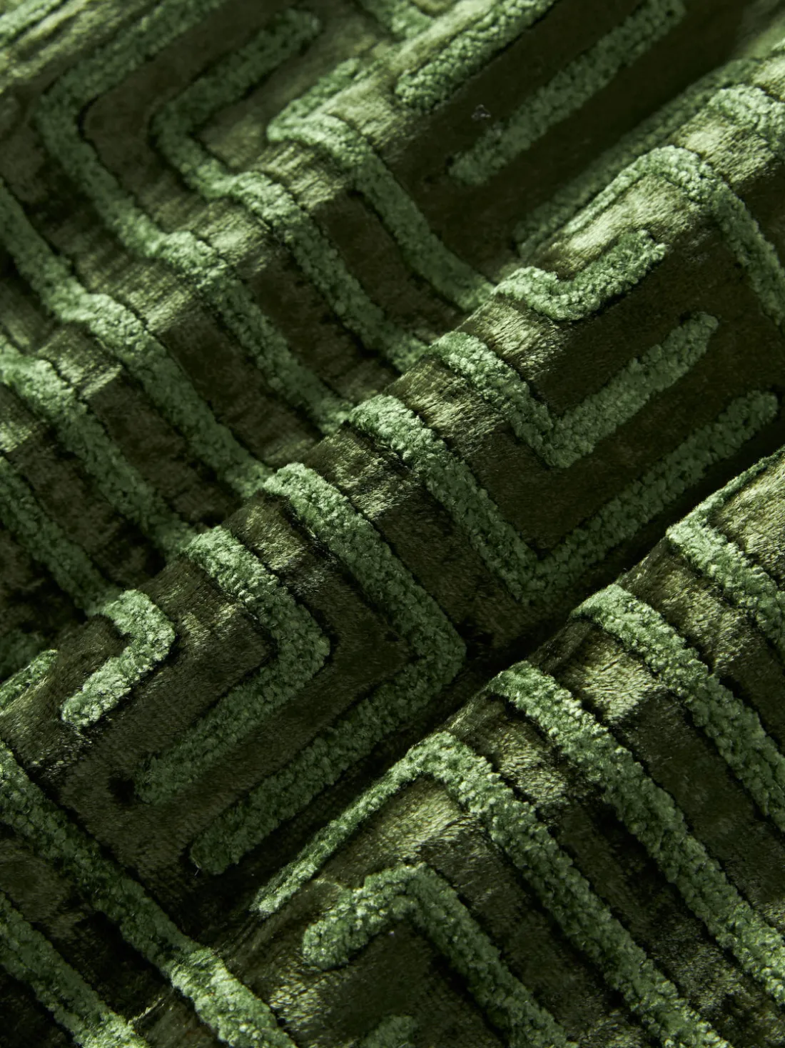 Funda de cojín de terciopelo con bordado de chenilla Stormi