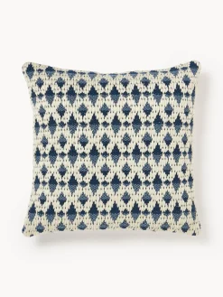 Funda de cojín para exterior con tejido estampado Yamir