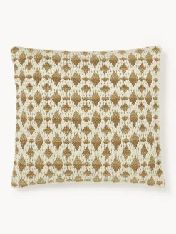 Funda de cojín para exterior con tejido estampado Yamir