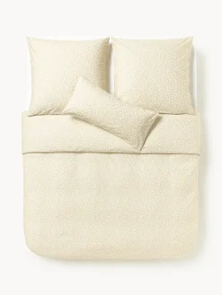 Funda nórdica de algodón lavado con fino estampado floral Nolana