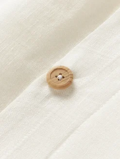 Funda nórdica de lino con ribete Linna