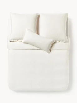 Funda nórdica de lino lavado con rayas finas Rinna