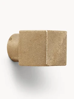 Gancho de pared de latón con efecto envejecido Square