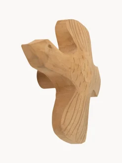 Gancho de pared de madera de álamo artesanal Billie Bird