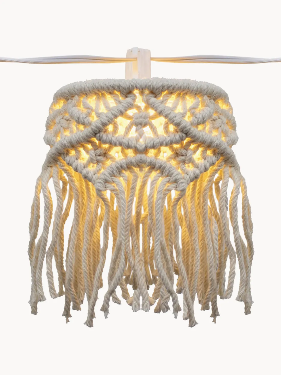 Guirnalda de luces LED solares de algodón Mykonos