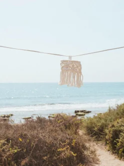 Guirnalda de luces LED solares de algodón Mykonos