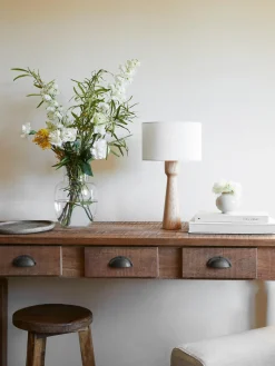 Jarrón artesanal clásico de vidrio Lotta, 25 cm